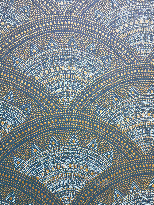 Шпалери флізелінові еко Khroma Zoom Bahia 0.53х10.05 геометрія смуги напівкола східний малюнок різні кольори Київ - фото 7