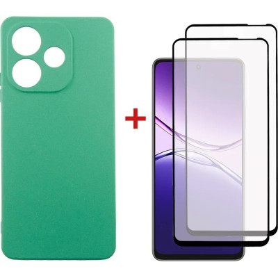 Чохол до мобільного телефона Dengos Oppo A5 Pro Case Soft + 2 Glass (Mint) (DG-CTG2P-25) Вінниця - фото 1