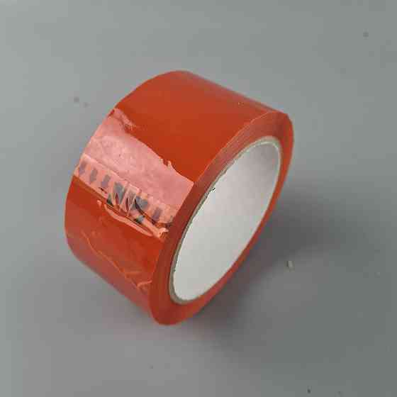 Упаковочный скотч Ярко-Оранжевый 38мк 45мм 80метров  