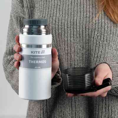 Термос Kite 473 мл білий (K25-320-1) Винница