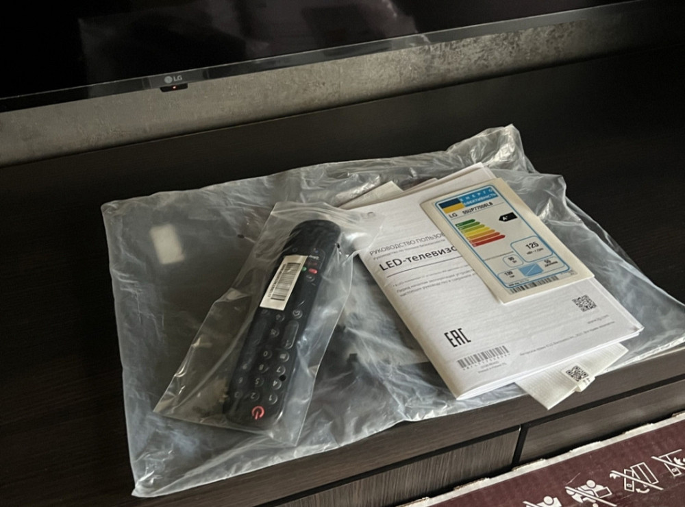 Телевизор смарт 55 дюймов, модель LG 55UP77006LB Київ - фото 2