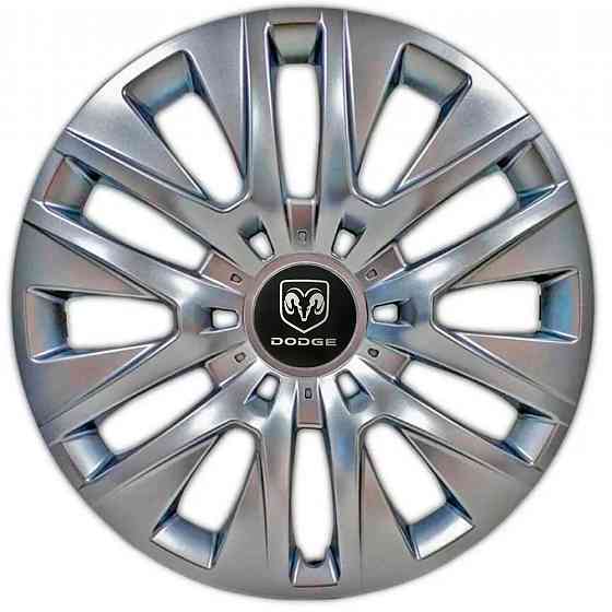 Автомобільні модельні ковпаки R16 Dodge 429 4шт, SJS, сріблясті Київ
