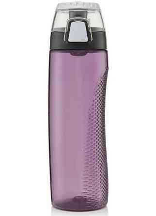 Универсальная Бутылка для воды 710 мл с таймером и крышкой Thermos (320041) Фиолетовая Нововолынск