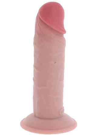 Фалоімітатор реалістичний на присосці TOY JOY Deluxe Dual Density, 20 × 5 см Sex Aura Київ