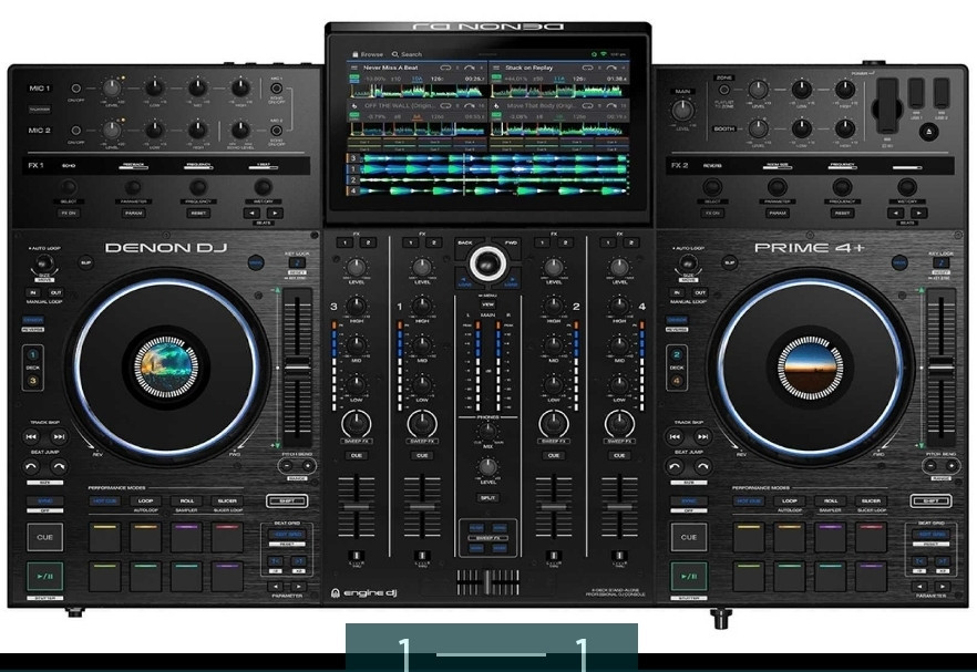 Микшерный пульт : DJ контролер Denon DJ PRIME 4+. Новый ! DJ-система Denon DJ Prime 4+ новий Киев - изображение 1