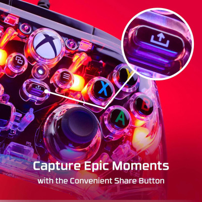 Геймпад HyperX Clutch Gladiate RGB for PC/Xbox Clear (7D6H2AA) Вінниця - фото 2