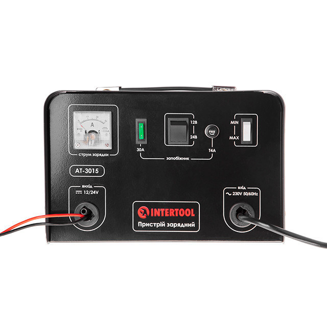 Устройство зарядное 12/24 В, 0.6 кВт, 30 А, 20-400 Аг INTERTOOL AT-3015 Киев - изображение 4