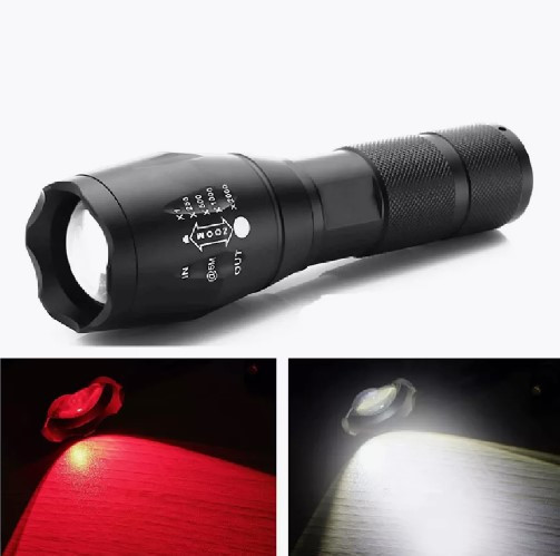 Фонарик BL 1831-3 Red light два режима червоний і білий Одеса - фото 1