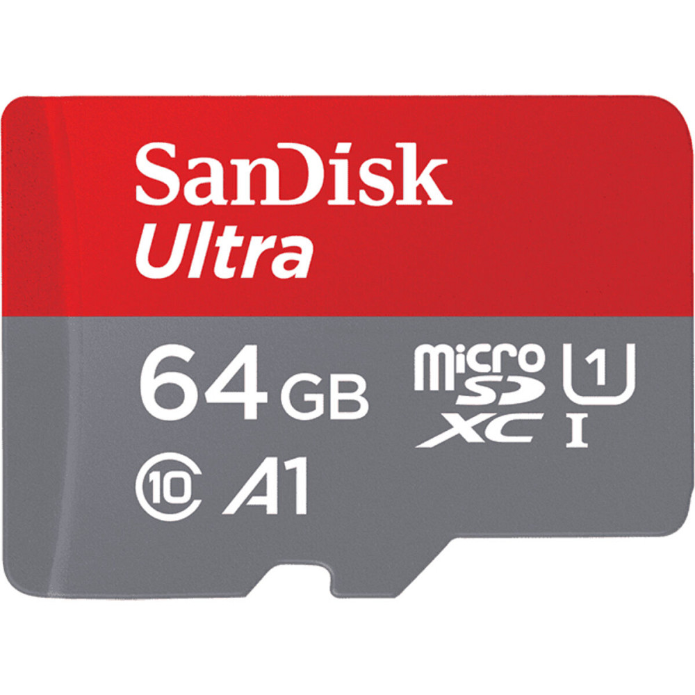 microSDXC (UHS-1) SanDisk Ultra 64Gb class 10 A1 (100Mb/s, 667x) (adapter SD) Киев - изображение 1