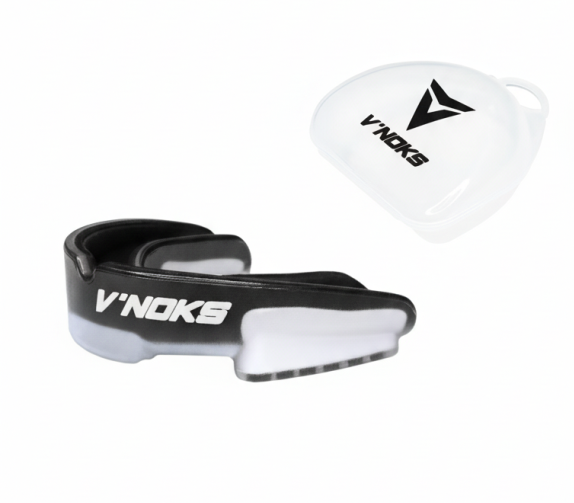 Капа боксерська V`Noks 3D Gel Aria Black Кам'янське - фото 11