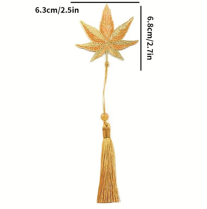 Набір металевих закладок із китицями в подарунковій коробці (4 шт.) Київ - фото 2