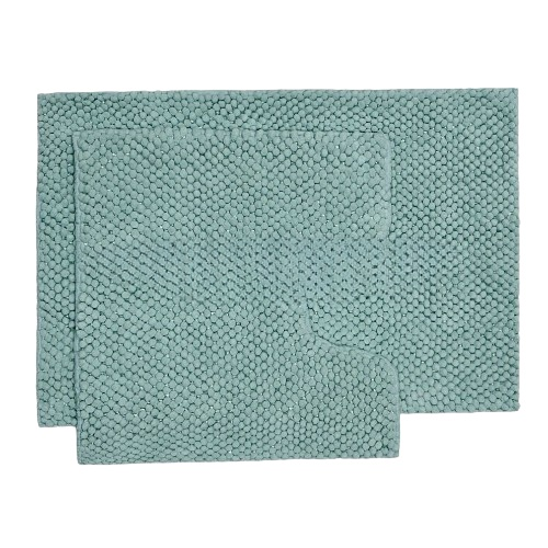 Набір килимків для ванної 2шт 50*80см+50*55см Ананас нефрит Дариана Житомир - фото 7