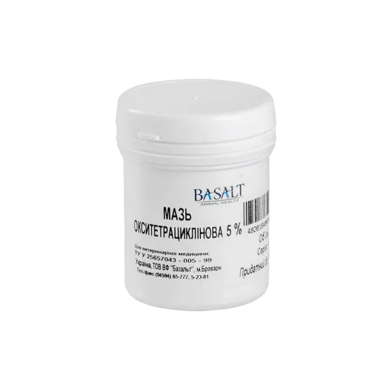 Мазь окситетрациклиновая 5% 50г Basalt Винница