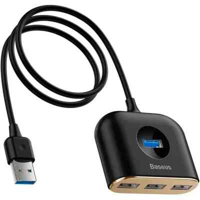 Концентратор Baseus USB 3.0 to 1xUSB 3.0 + 3xUSB 2.0 1.0m (CAHUB-AY01) Винница