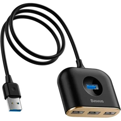 Концентратор Baseus USB 3.0 to 1xUSB 3.0 + 3xUSB 2.0 1.0m (CAHUB-AY01) Винница - изображение 1
