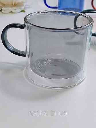 Чашка з подвійним дном Olens "Ейфорія" 250 мл прозора для дому кафе та ресторану Київ