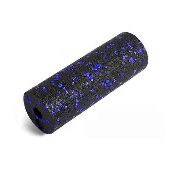 Набір для масажу та йоги PowerPlay PP_4093 EPP (3 м'ячики + валик масажер 15*5,3см.) Blue + резинка  Кам'янське