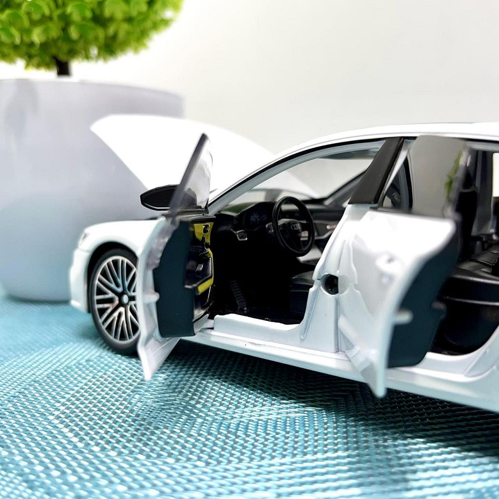 Машинка Audi А7 Авто Експерт металопластик 1:24 звук світло інерція Біла (1904-17) Чернигов - изображение 10