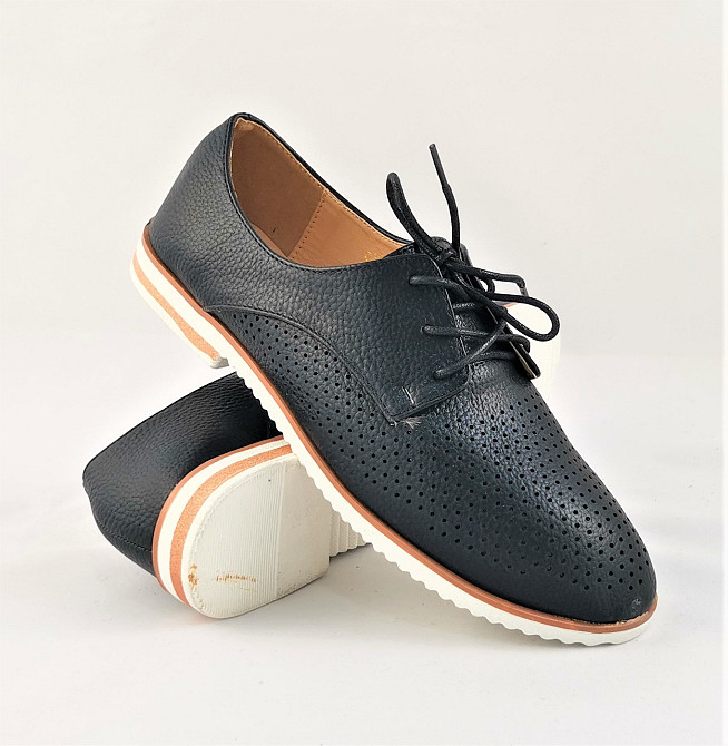 Жіночі Туфлі Чорні Мокасини Кросовки Слітонони (розміри: 37,38) - 11-1 Дніпро - фото 8