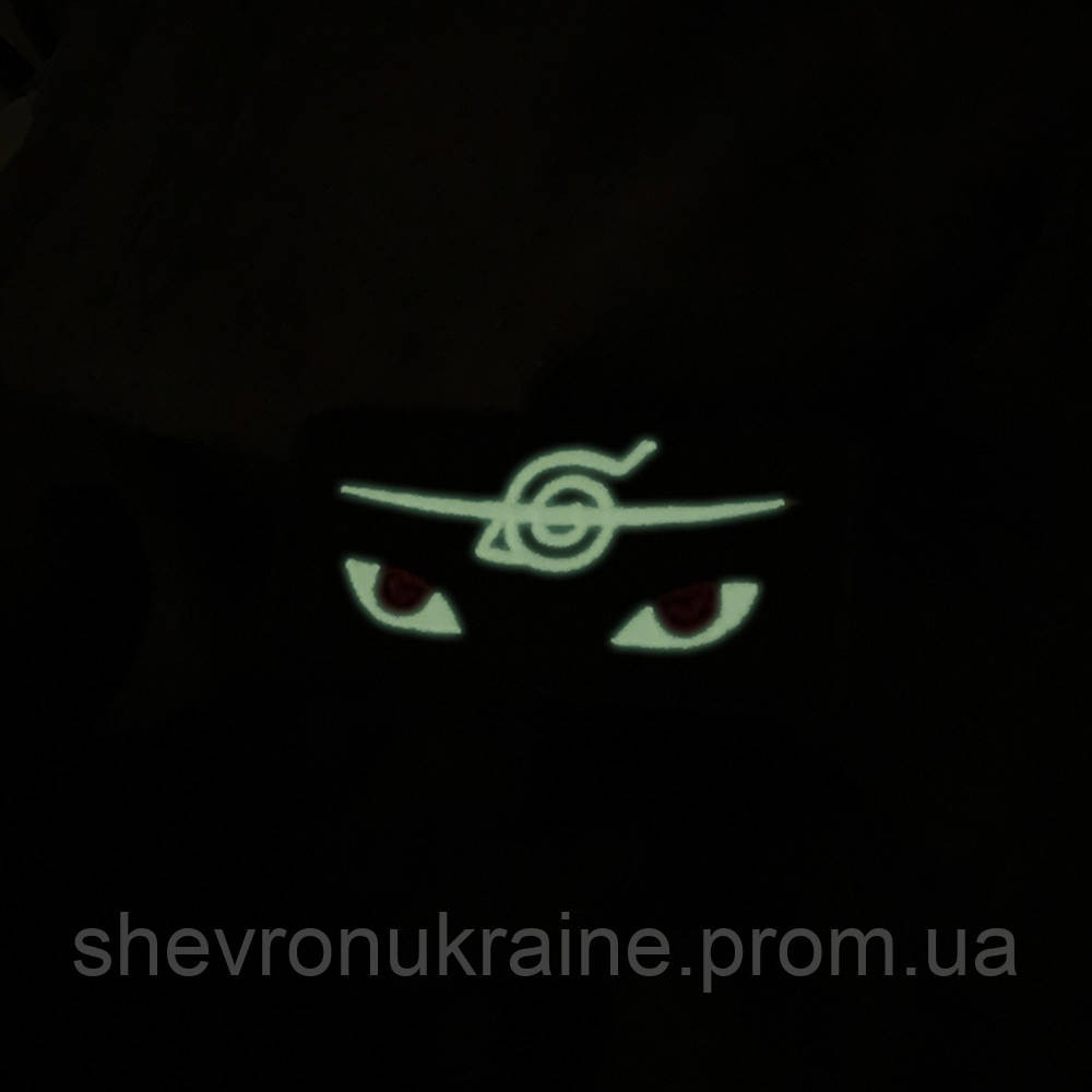 Печатный шеврон что светиться КРУТЫЕ БОБРЫ (Форма щит. На липучке) Размер 8x7см Киев - изображение 1