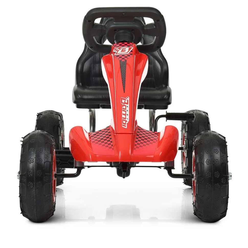 Карт педальный Bambi kart M 4036-3 надувные колеса Красный Винница - изображение 2