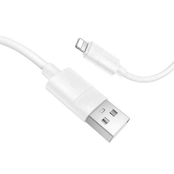 Кабель BOROFONE BX123 Leya silicone charging data cable iP White Одеса