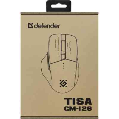 Мышка Defender Tisa GM-126 LED Wireless/Bluetooth White/Blue (52126) Винница