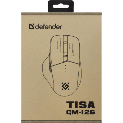 Мишка Defender Tisa GM-126 LED Wireless/Bluetooth White/Blue (52126) Вінниця - фото 6