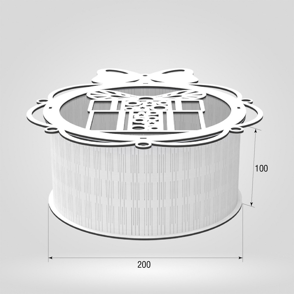 Подарункова коробка EKOSTAR d200 h100 Київ - фото 3