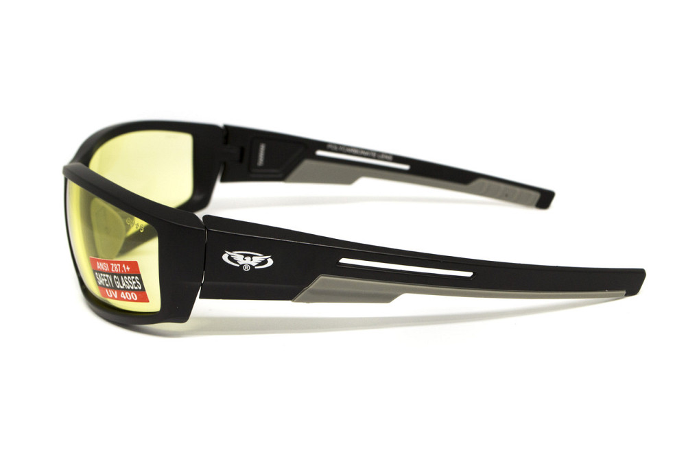 Окуляри захисні Global Vision Sly (yellow), жовті Запоріжжя - фото 2