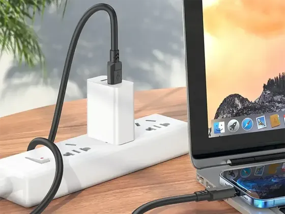 Кабель USB - Lightning Borofone BX81 1м 2.4А товстий міцний 6мм шнур із чіпом захисту для iPhone iPad білий Одеса
