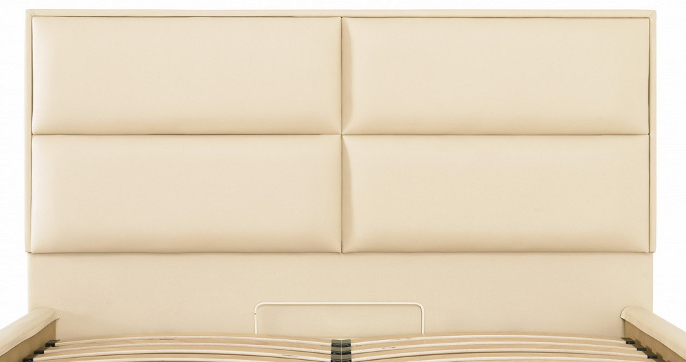Кровать Sheffield Comfort 140 х 190 см Fly 2207 С подъемным механизмом и нишей для белья Бежевый Днепр - изображение 13
