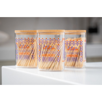 Зубочистки Добра Господарочка Бамбукові Колекція Вибійка 350 шт. (4820086524018) Вінниця - фото 3