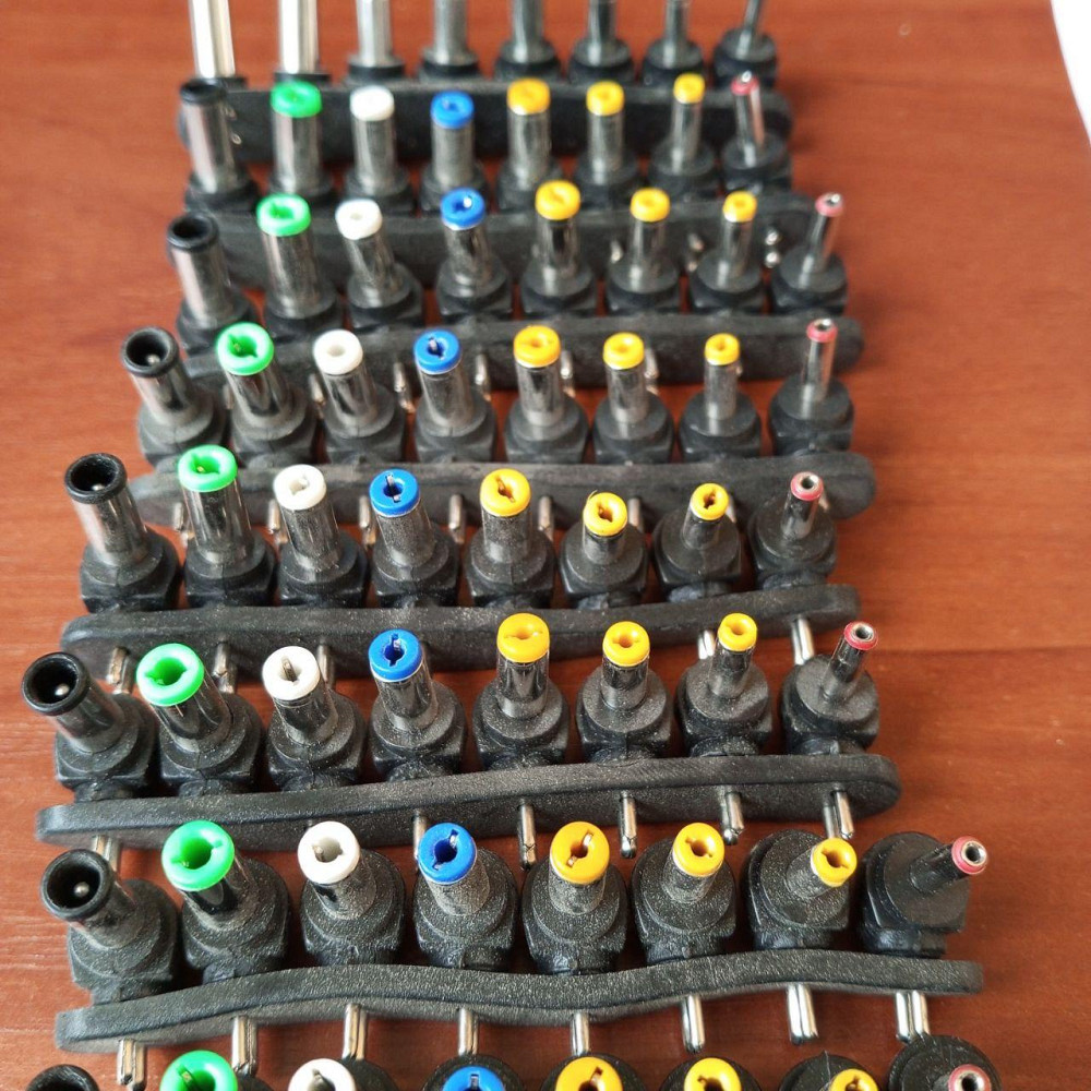 Набор переходников 8 в 1 под 2pin разъем 3,5х1,75; 4,0х1,7; 4,8х1,7; 5,5х1,7; 5,5х2,1; 5,5х2,5; 6,3х Полтава - изображение 1