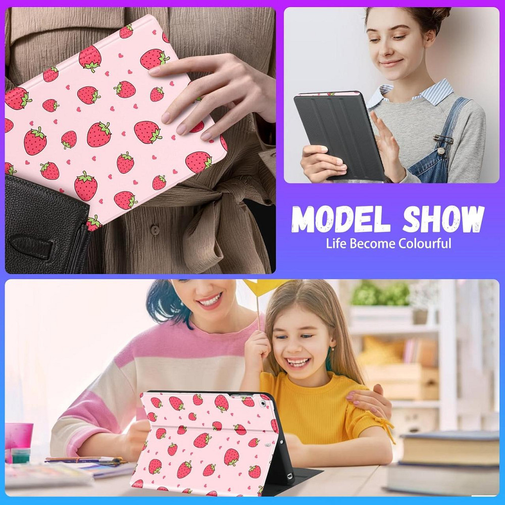 Чохол Uppuppy для iPad Mini 7.9" дитячий, з малюнком полуниці Київ - фото 7