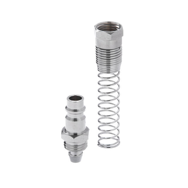 Перехідник з пружиною зі спірального або прямого шланга 6,5×10 мм на відповідну частину швидкороз'ємного з'єднання INTERTOOL Киев - изображение 8