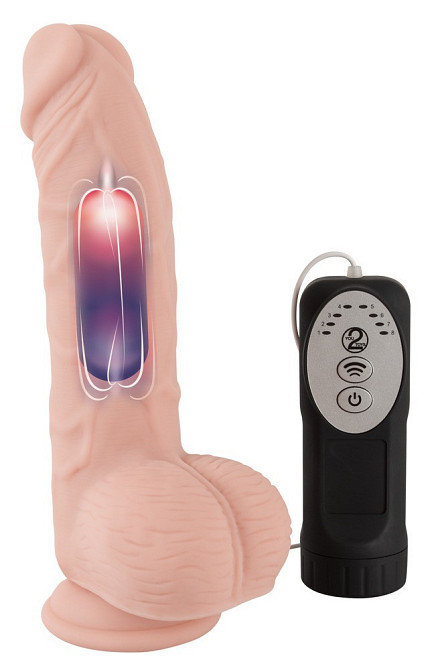 Вібратор на присосці Medical Silicone Pulsating Vib Sex Aura Київ - фото 5