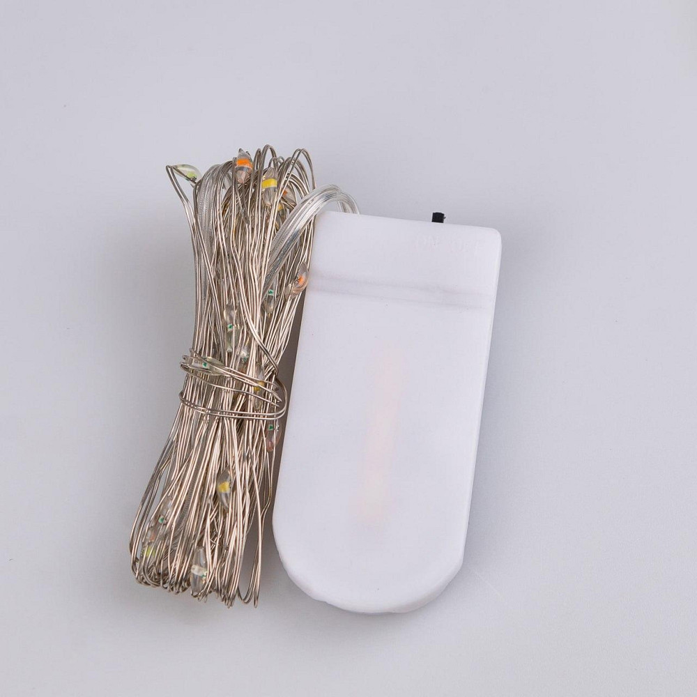 Гірлянда світлодіодна на батарейках GarlandoPro 30LED 3м мідний дріт гірлянди роса 1733017ML Коломия - фото 7