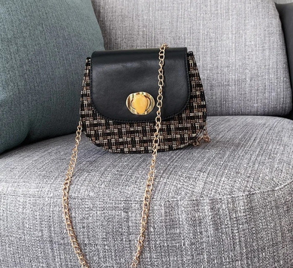 Женская сумка в стиле Ретро (черная) Винница - изображение 2