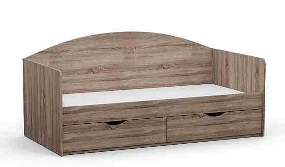 Кровать односпальная L-5, Дуб Сонома Трюфель, 1932х950х900 Львов