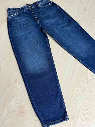 Джинси жіночі Sherocco 1295-1 Mom Relax великі розміри супер батал сині, синій, 44, 44, 116 см, 140 см Київ