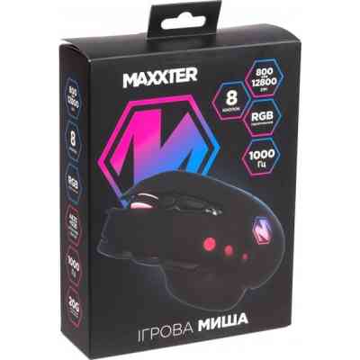 Мышка Maxxter McG-9B-I825 USB Black (McG-9B-I825) Винница