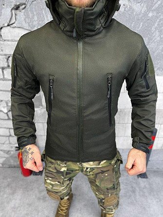 Чоловіча тактична куртка софтшел Kord міцна XL Одеса - фото 9