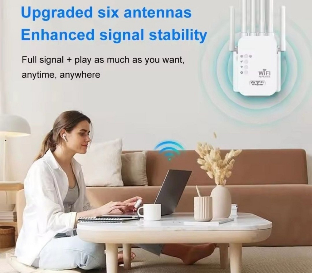 Усилитель сигнала WiFi 6  Kebidumei 2,4G/5G 1200 мбит/с. Харьков - изображение 4
