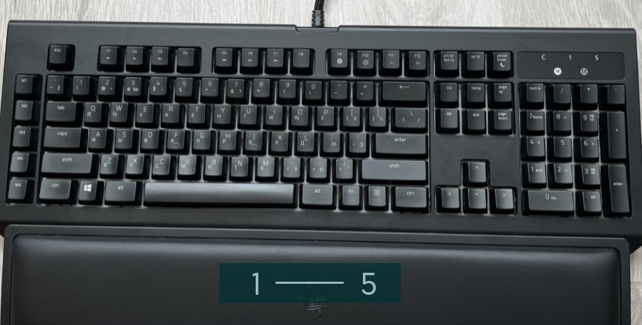 Клавиатура Игровая механическая: Razer Black Wiw Chroma V2. Киев - изображение 3