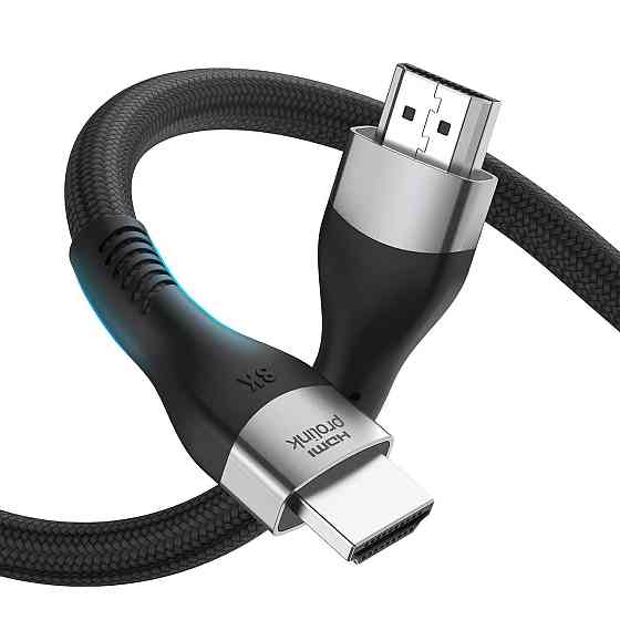 HDMI кабель 2.1 8K 60Hz 1.8м Prolink, кабель HDMI-HDMI для телевізора, монітора, ПК, PS5, Xbox Київ
