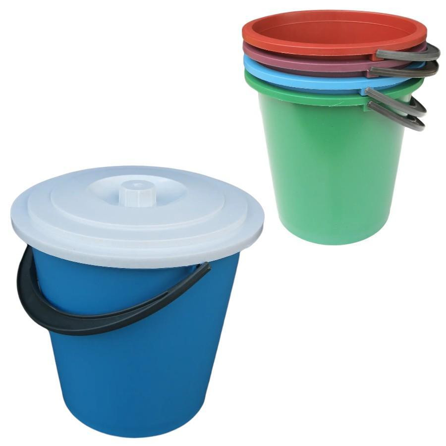 Відро 10 л з кришкою (кольори в асортименті) Харків - фото 2