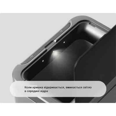 Контейнер для сміття JAH Сенсорний Срібний металік 13 л (20254) Вінниця