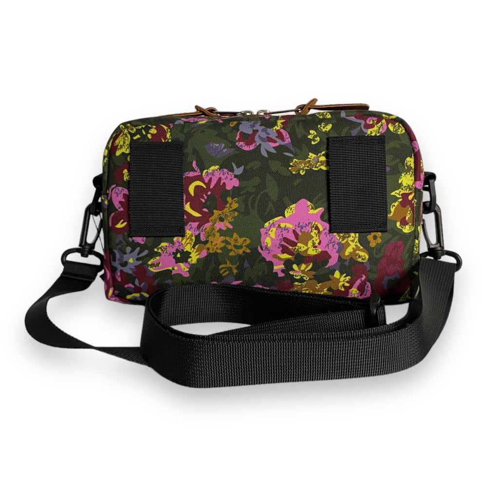 Сумка через плече Gregory padded shoulder pouch жовтогарячий квіти ver.2 Запоріжжя - фото 3