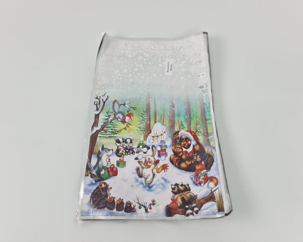 Фольгований пакет Н.Г (25*40) No25 Новий рік у лісі (100 шт.) Харків - фото 3